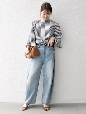 「SHIPS any（シップス エニィ）のアイテム」を使った、机さん（レディース・166cm）の夏コーディネート