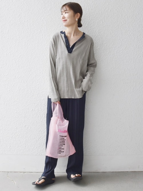 Healthknit:〈洗濯機可能〉ルームウェア セット（ルームウェア