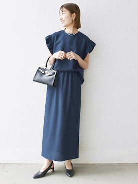 「REMME（レメ）のアイテム」を使った、机さん（骨格ナチュラル・レディース・166cm）の春コーディネート