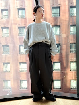 「COMME CA ISM（コムサイズム）のアイテム」を使った、は し も とさん（レディース・151cm）の冬コーディネート