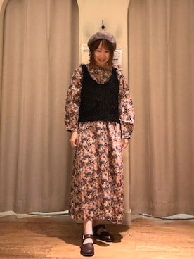 「TSUHARU by Samansa Mos2（ツハルバイサマンサモスモス）のアイテム（ワンピース/ドレス）」を使った、きのぴーさん（レディース・157cm）の夏コーディネート