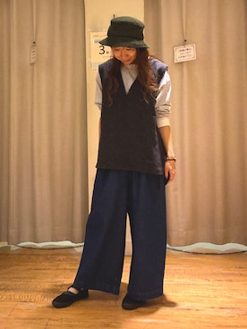 きのぴーさん（レディース・157cm）の秋コーディネート