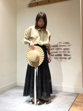 「ブルべ夏」｜きのぴーさん（レディース・157cm）の春コーディネート