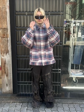 「DANKE SCHON（ダンケシェーン）のアイテム（その他アウター）」を使った、たいがさん（メンズ・175cm）の冬コーディネート