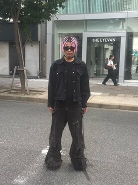 「DANKE SCHON（ダンケシェーン）のアイテム（デニムジャケット）」を使った、たいがさん（メンズ・175cm）の秋コーディネート