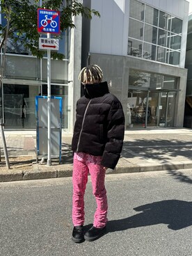 「Danke schon」｜「アイテム（その他アウター）」を使った、たいがさん（メンズ・175cm）の秋コーディネート