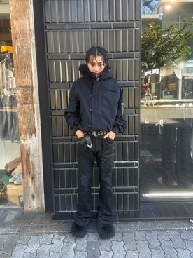 「DANKE SCHON（ダンケシェーン）のアイテム（その他アウター）」を使った、たいがさん（メンズ・175cm）の秋コーディネート