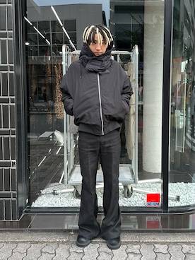 「秋」｜「アイテム（MA-1）」を使った、たいがさん（メンズ・175cm）の秋コーディネート