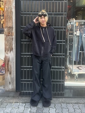 「DANKE SCHON（ダンケシェーン）のアイテム（パーカー）」を使った、たいがさん（メンズ・175cm）の冬コーディネート