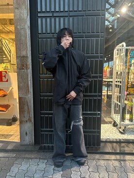 「WHITELAND（ホワイトランド）のアイテム（その他アウター）」を使った、たいがさん（メンズ・175cm）の冬コーディネート