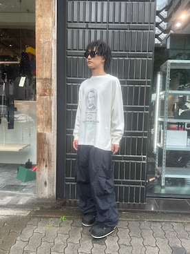 「ロンt」｜たいがさん（メンズ・175cm）の夏コーディネート