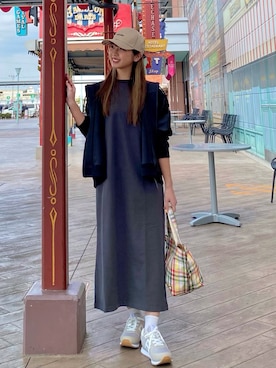 「アーノルドパーマー」｜「アイテム（ワンピース/ドレス）」を使った、アーノルドパーマー@セブンパーク天美店さん（レディース・153cm）の春コーディネート