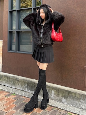 与口令央奈さんのコーディネート