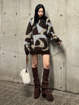 与口令央奈さんのコーディネート