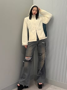 ナイロンジップアップブルゾン｜エモダ（EMODA）公式通販