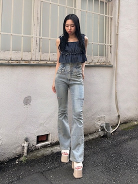 与口令央奈さんのコーディネート
