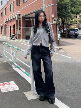 与口令央奈さん(レディース・160cm)の夏コーディネート