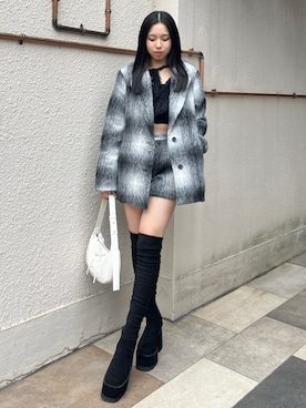 与口令央奈さんのコーディネート