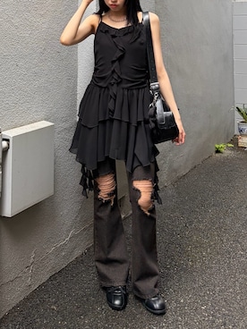 与口令央奈さんのコーディネート
