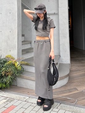 与口令央奈さんのコーディネート
