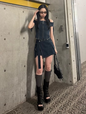 与口令央奈さんのコーディネート