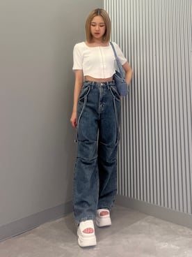 与口令央奈さんのコーディネート
