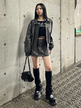「アイテム（レッグウェア）」を使った、与口令央奈さん（レディース・160cm）の夏コーディネート