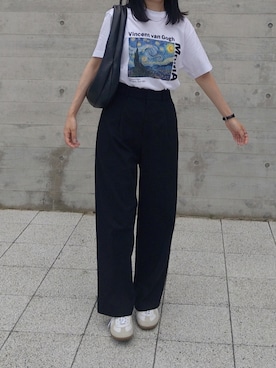 「GERMAN TRAINER（ジャーマントレーナー）のアイテム」を使った、himabell333さん（レディース・157cm）の秋コーディネート