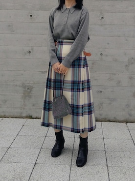 「Ada.（エイダ）のアイテム」を使った、himabell333さん（レディース・157cm）の冬コーディネート