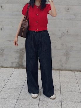 「HANNE（アン）のアイテム」を使った、himabell333さん（レディース・157cm）の夏コーディネート
