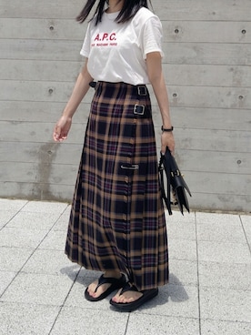 「トングサンダル」｜himabell333さん（レディース・157cm）の夏コーディネート