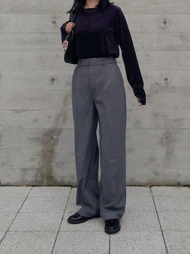 「アイテム（ドレスシューズ）」を使った、himabell333さん（レディース・157cm）の秋コーディネート