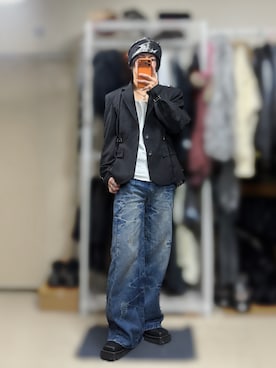 「GRANCY（グランシー）のアイテム（パンツ）」を使った、きらさん（メンズ・162cm）の春コーディネート