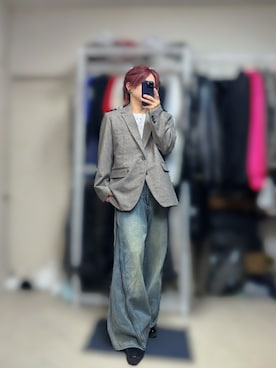 「アイテム（ブーツ）」を使った、きらさん（メンズ・162cm）の秋コーディネート
