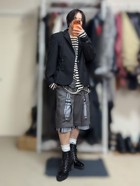 「GRANCY（グランシー）のアイテム」を使った、きらさん（メンズ・162cm）の冬コーディネート