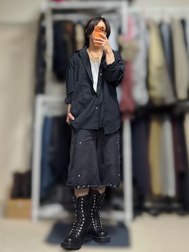 「GRANCY（グランシー）のアイテム」を使った、きらさん（メンズ・162cm）の春コーディネート
