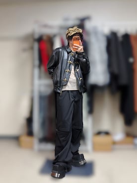 「アイテム（キャスケット）」を使った、きらさん（メンズ・162cm）の冬コーディネート