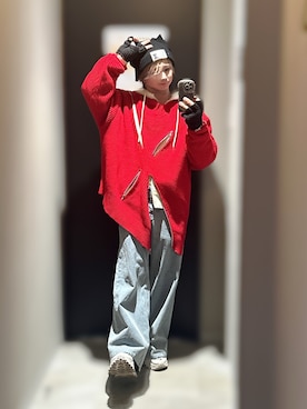 「BENDER TOKYO（ベンダートウキョウ）のアイテム」を使った、きらさん（メンズ・162cm）の冬コーディネート