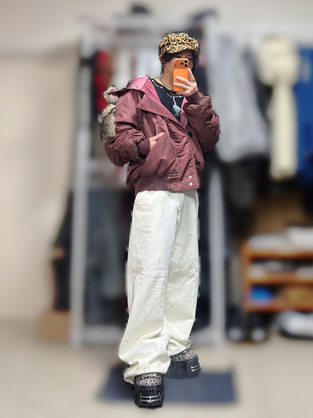 GRANCY（グランシー）の「【GRANCY】Print Design Sheer Knit