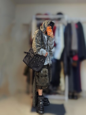 「アイテム（パーカー）」を使った、きらさん（メンズ・162cm）の秋コーディネート