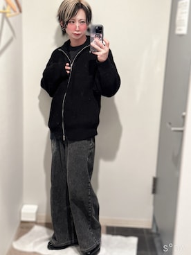「CLEL（クレイル）のアイテム（シューズ）」を使った、きらさん（メンズ・162cm）の冬コーディネート