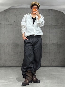 「アイテム（キャスケット）」を使った、きらさん（メンズ・162cm）の夏コーディネート