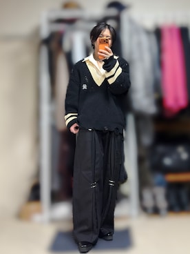 「KAMIYA（カミヤ）のアイテム」を使った、きらさん（メンズ・162cm）の冬コーディネート