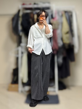 「GRANCY（グランシー）のアイテム」を使った、きらさん（メンズ・162cm）の春コーディネート