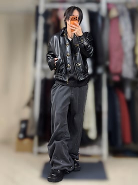 「GRANCY（グランシー）のアイテム」を使った、きらさん（メンズ・162cm）の冬コーディネート