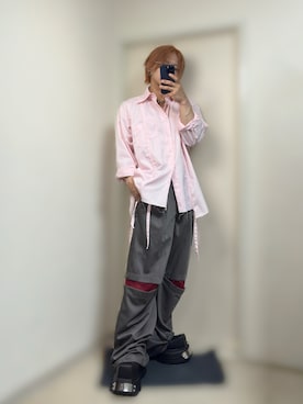 「アイテム（パンツ）」を使った、きらさん（メンズ・162cm）の夏コーディネート