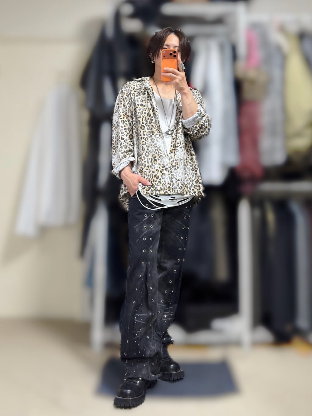 GRANCY】Damage design Cotton Sleeveless Tee / ダメージデザイン
