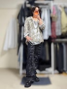 GRANCY】Crazy Design Skinny Flare Denim Pants / クレイジーデザイン