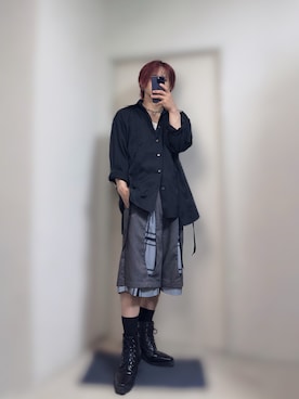 「アイテム（ネックレス）」を使った、きらさん（メンズ・162cm）の秋コーディネート