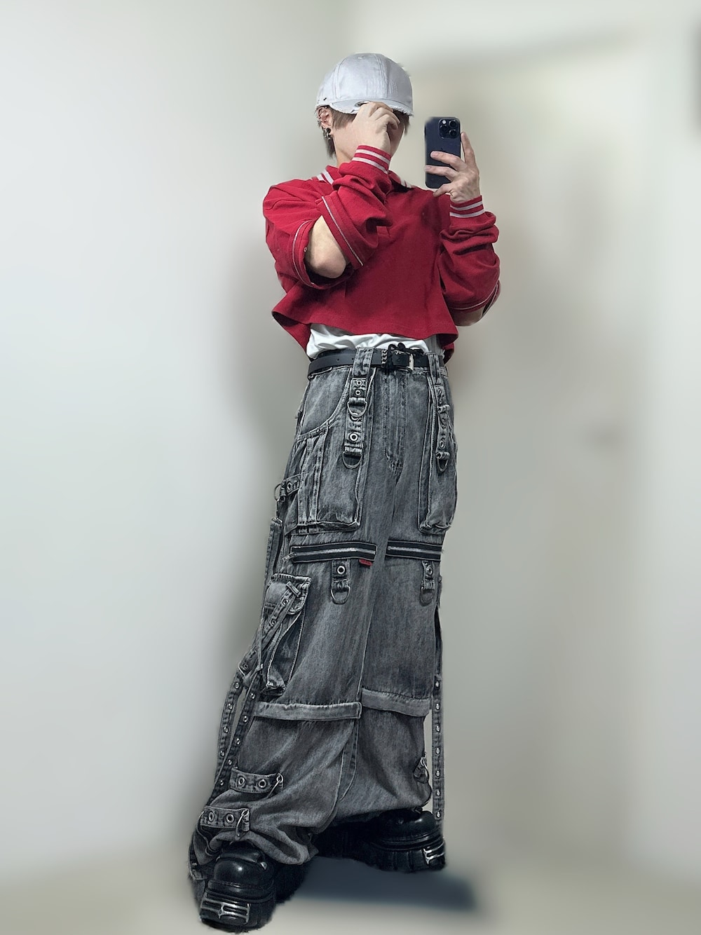 GRANCY】Ziplayered Wideshort Poloshirt / ジップレイヤード